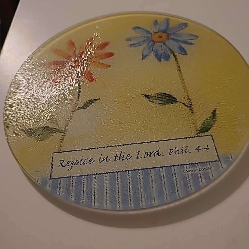 Glass Footed Trivet